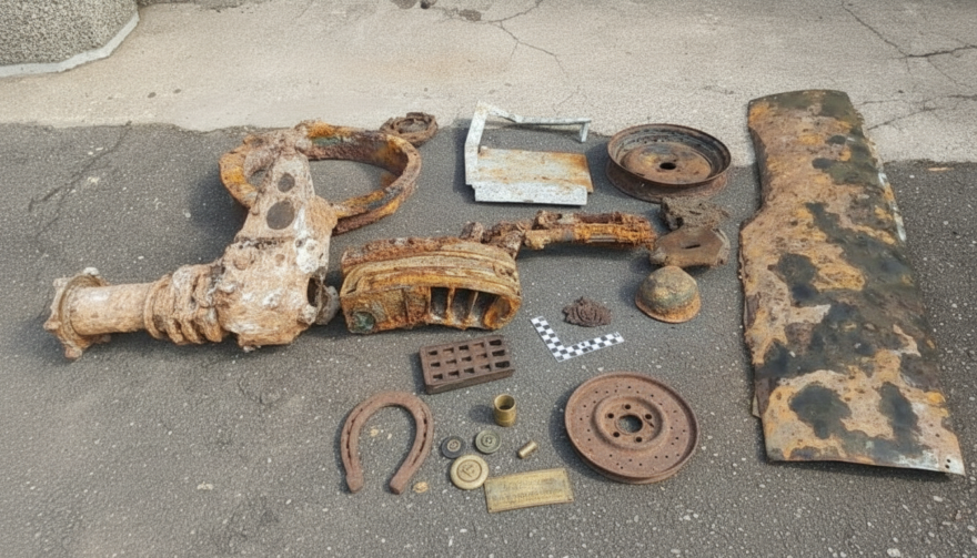Akcja oczyszczania plaży: niemal tona złomu i ciekawostki przekazane do muzeum